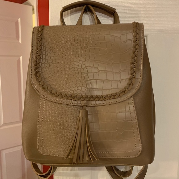 Imoshion Handbags - Imoshion Vegan Leather Croc Backpack